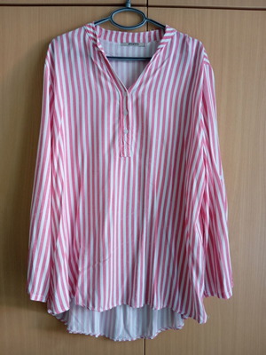 Oversized πουκάμισο Attrattivo σαν καινούργιο, άσπρο και κόκκινο