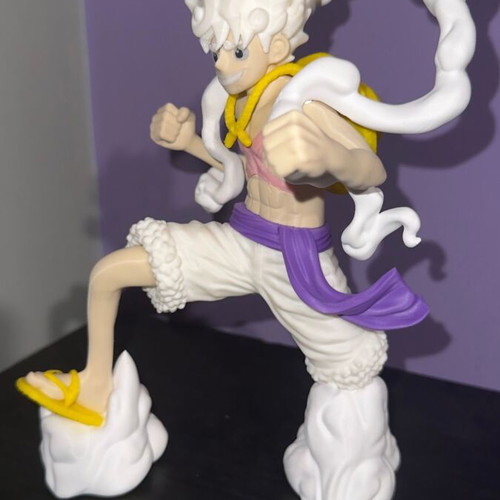 3D Printed Luffy Gear 5 Figure One Piece made to order