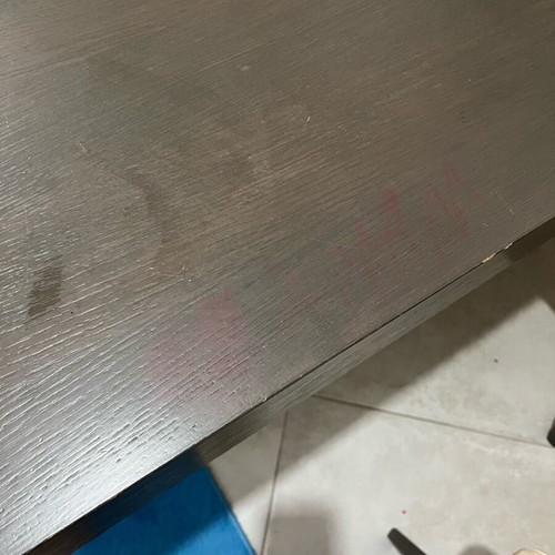 Dining set with four chairs, solid wood, extendable