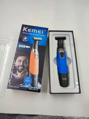 Kemei Αδιάβροχη Επαναφορτιζόμενη Ξυριστική Μηχανή για Σώμα και Πρόσωπο καινούργια