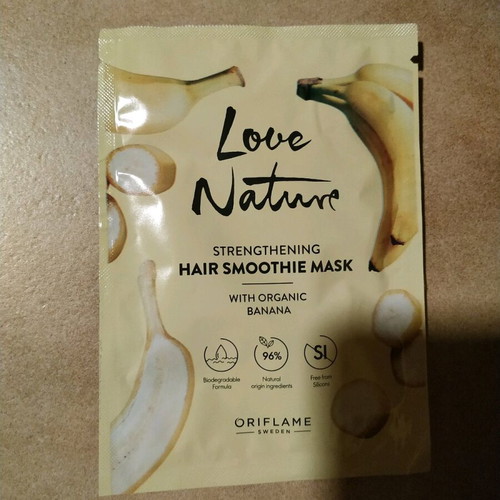 Shower gel and hair smoothie mask with organic banana by Oriflame new