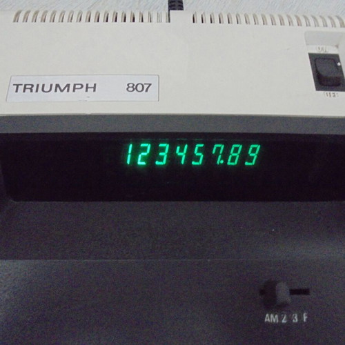 Triumph 807 desktop calculator used retro office equipment
