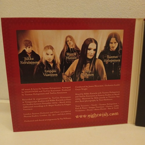 Nightwish Over the Hills and Far Away & Nemo CD pack used, metal
