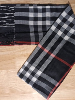 Checked pashmina scarf new