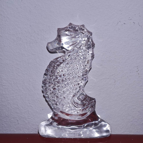 Waterford Crystal Seahorse Decorative Figurine like new