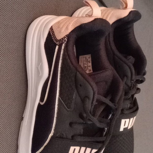 Puma athletic girls' shoes size 37 like new black