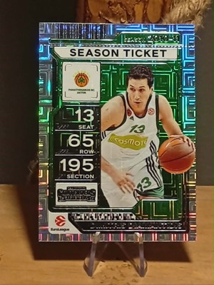 Dimitris Diamantidis 2025-26 Contenders EuroLeague Season Ticket like new