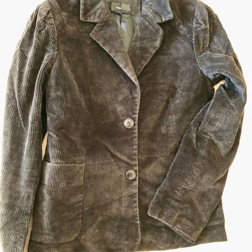 Corduroy blazer jacket Zara used, black, size L