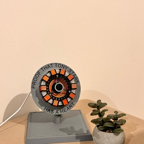 Iron-Man Arc Reactor MK1 Marvel lamp made to order
