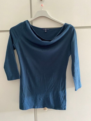 Gap three-quarter sleeve shirt like new, petrol color, size XS