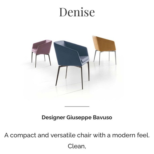 Denise Armchair with Footstool by Alivar like new, dark blue velvet fabric