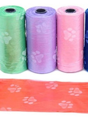 Dog waste collection bags new, 10 rolls with 15 bags each