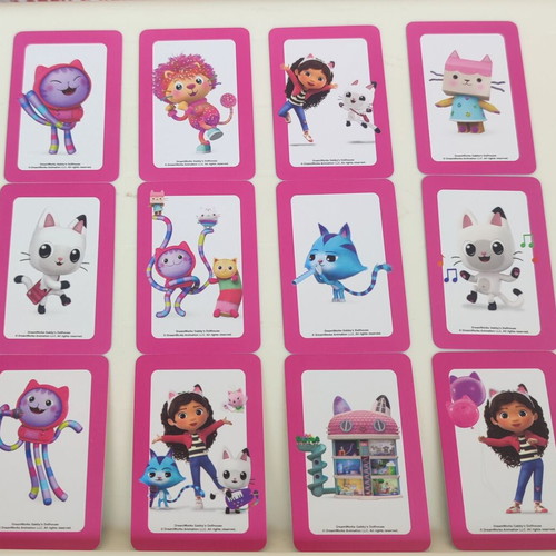 Gabby's Dollhouse Memory Cards new, 48 cards