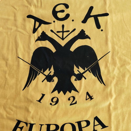 Vintage AEK T-shirt Diomey XL, made in Greece