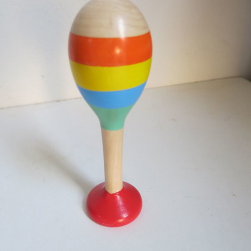 Wooden maracas used, 1 piece Hema
