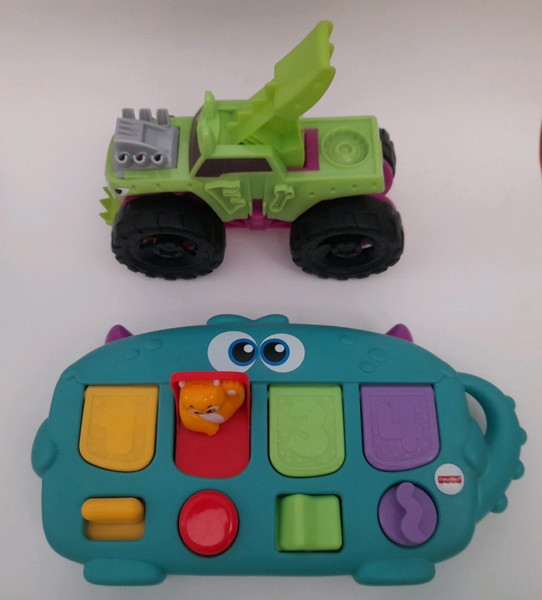 Φατσουλες δραστηριοτήτων  και  play doh αυτοκίνητο