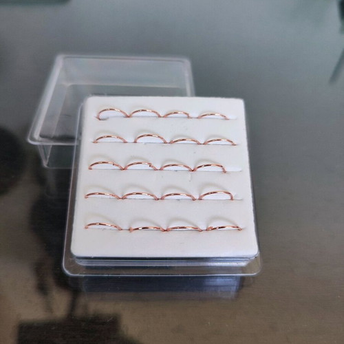 Handmade Rose Gold Copper Nose Earrings Pack of 20 New