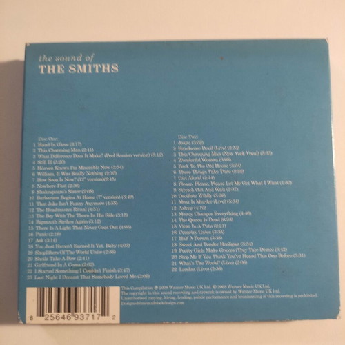 The Sound Of The Smiths Digipack 2 CD like new, punk