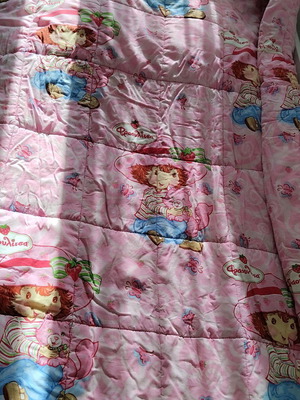 Strawberry Shortcake children's quilt used in very good condition