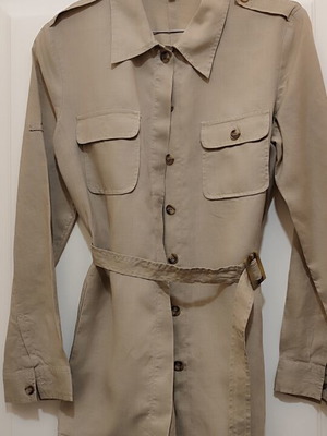 Naf Naf women's linen safari jacket like new, beige, size L