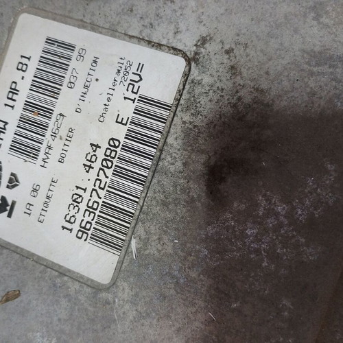 Engine computer ECU 9636727080 E for Peugeot 206 IAW1AP.81
