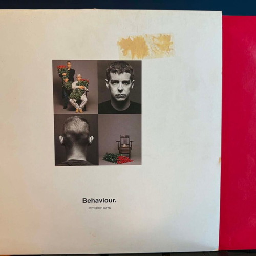 Pet Shop Boys Behaviour Europe Original LP First Issue