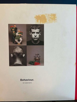 Pet Shop Boys Behaviour Europe Original LP First Issue