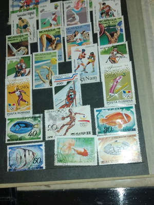 Stamp album used from various countries