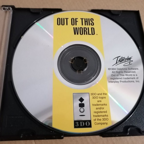 Out of This World 3DO disc used, action adventure