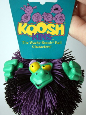 Koosh Kins The Wacky Koosh ball characters new 1992 vintage