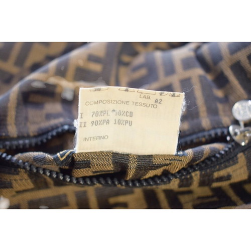 Fendi Jeans reversible Zucca FF monogram jacket, yellow, IT 42