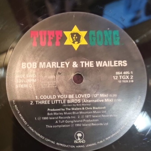 Bob Marley Iron Lion Zion vinyl used