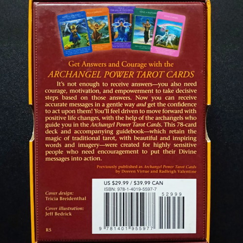 Archangel Power Tarot Cards like new 78-card set with guidebook