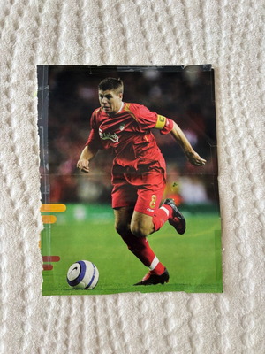 Gerrard poster like new from magazine