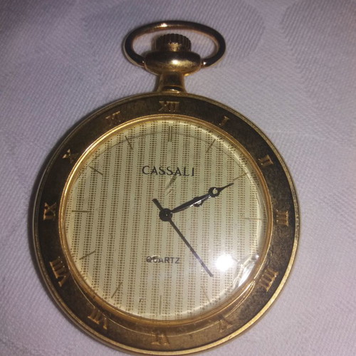 Cassali quartz pocket watch new