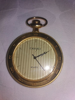 Cassali quartz pocket watch new
