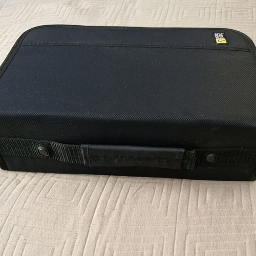 CD case with zipper, 92 slots