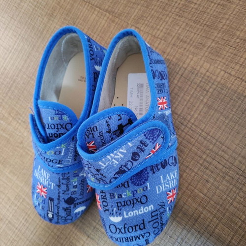 Children's anatomical slippers like new, blue, size 29 for boys