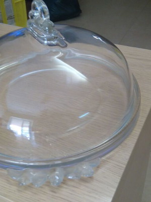 Crystal cake stand new from presentation