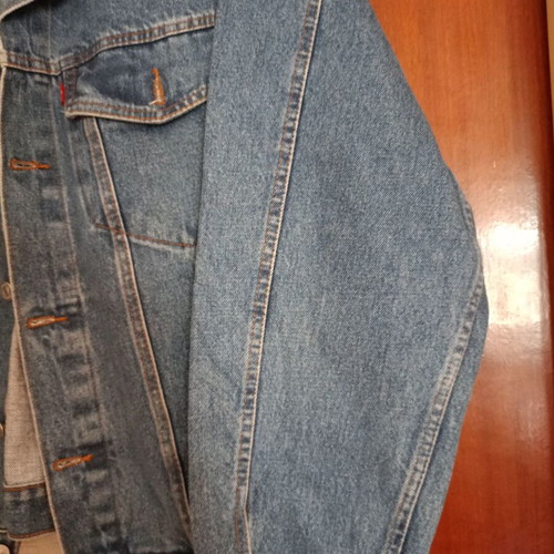 Levi's Vintage Denim Jacket 1980s relaxed fit size L/XL like new, blue