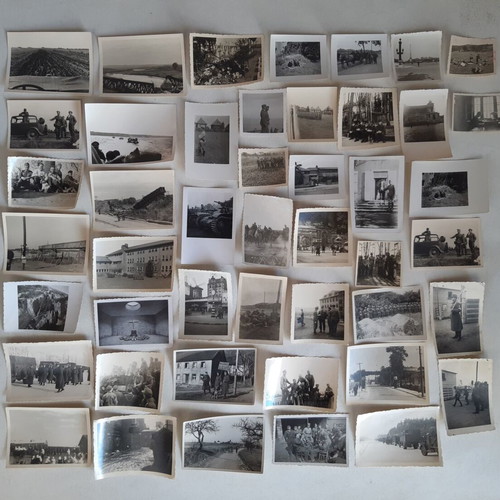 German Army vintage photos used, pack of 125
