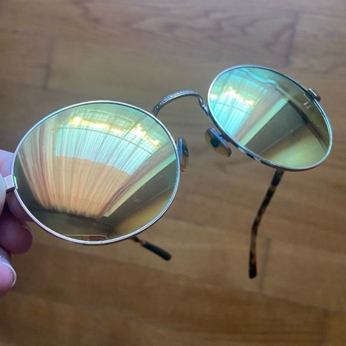 Folli Follie yellow mirror sunglasses used