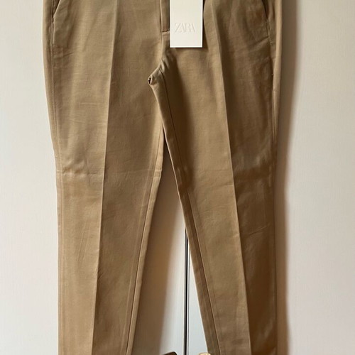 Zara cigarette pants S/36 new, honey… - € 11,80