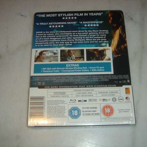 Drive Blu-Ray new, UK edition steelbook
