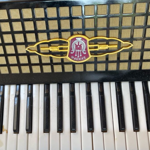 Russian accordion used