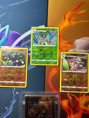 Pokemon cards reverse holographic πακέτο 3 τεμαχίων