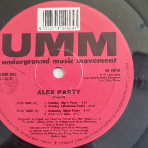 Vinyl UMM underground music movement used