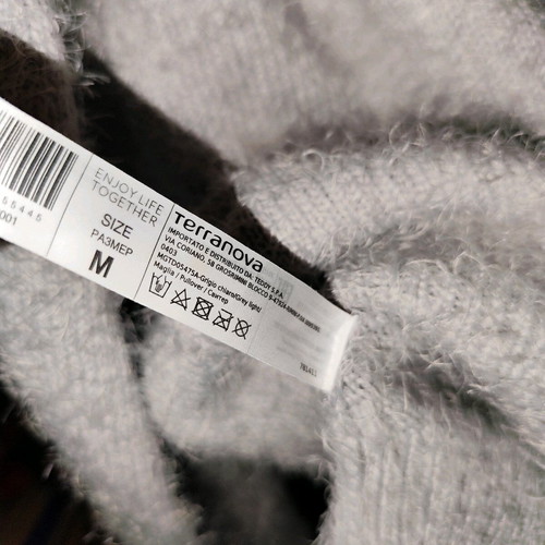 Terranova women's sweater like new, grey, size M