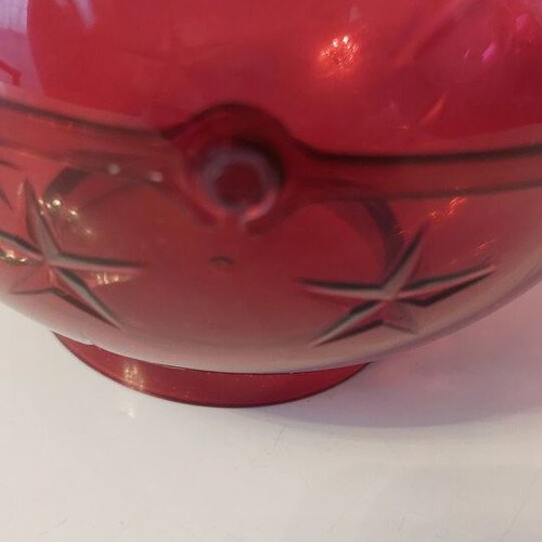 Tupperware Sphere Bowl purple with stars used