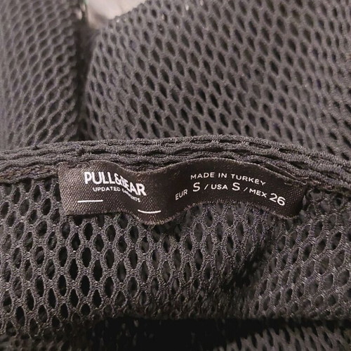 Pull&Bear black mesh crop top new